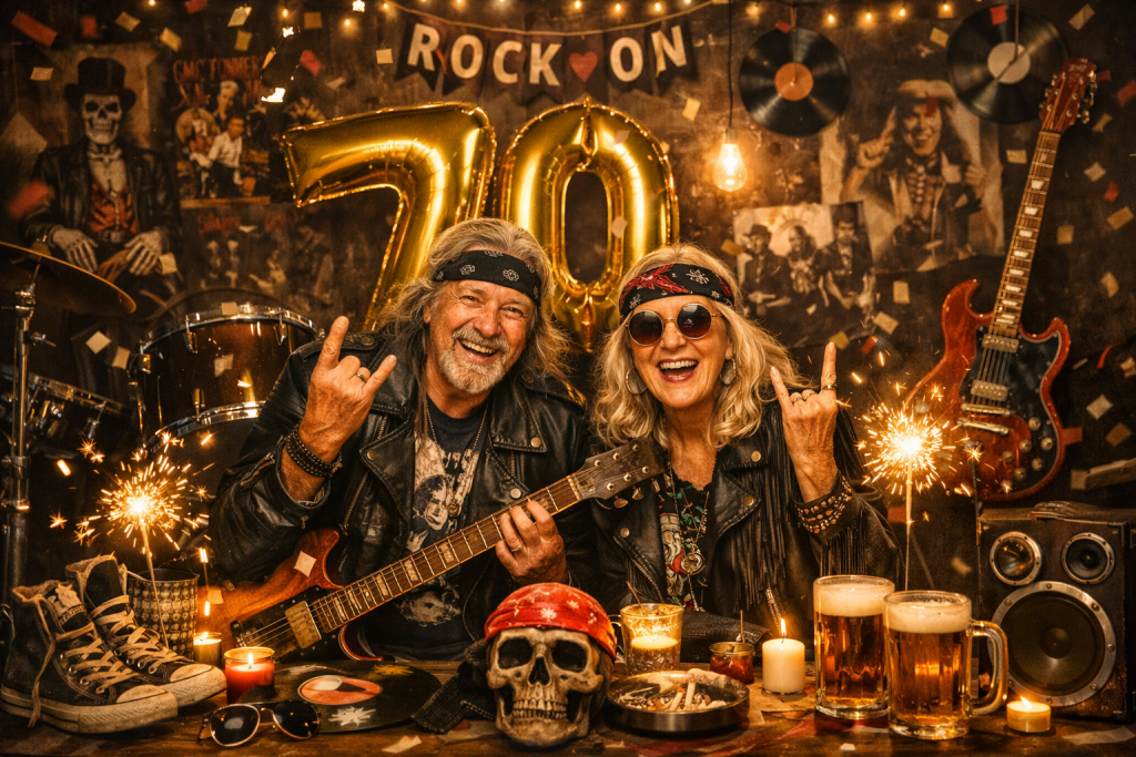 Rock Musiker und DJs zum 70. Jubiläum buchen.